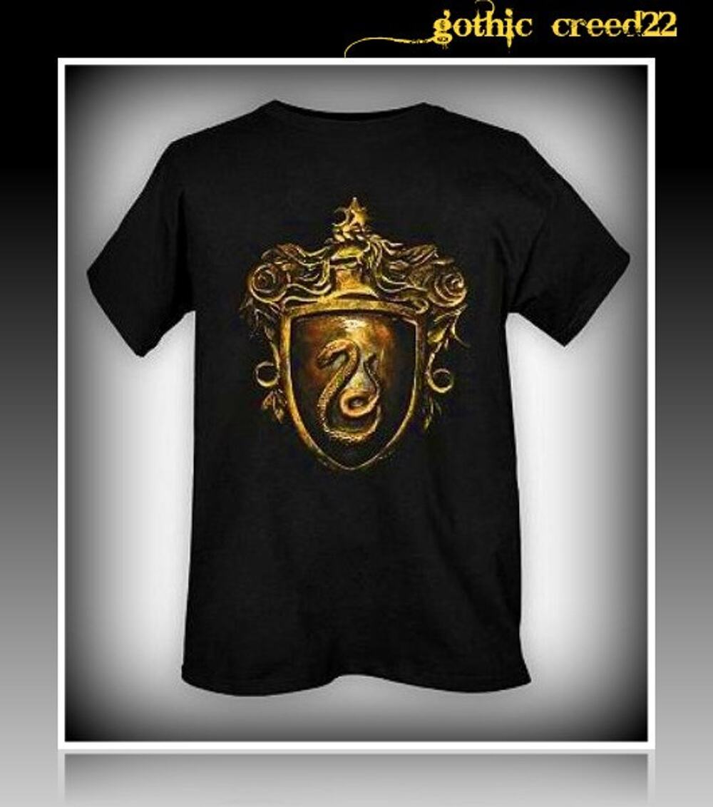 2010 Harry Potter House of Slytherin 'Crest" Hot Topic Quality T Shirt (LG) NWT!